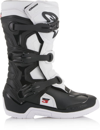 Tech 3s Boots Black/White Sz 04 - Santa Clara Cycle