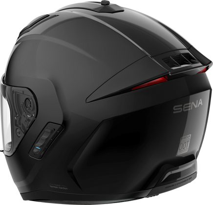 Phantom Ff Mesh Com Helmet Glossy Black Lg