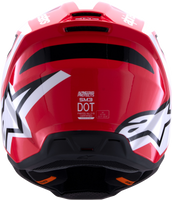 Sm3 Heat Helmet Red/White/Black Glossy Lg