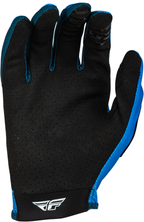 Fly Lite Gloves Blue/White - Santa Clara Cycle