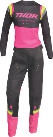 THOR Women's  Pulse REV Jersey Charcoal/Pink - Santa Clara Cycle
