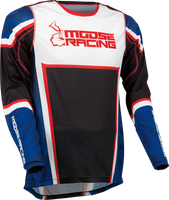 MOOSE OFFROAD Agroid Jersey - Red/White/Blue/Black - XL 2910-7405