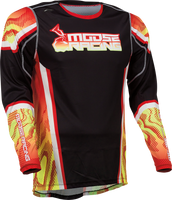 MOOSE OFFROAD Agroid Jersey - Red/Yellow/Black - Large 2910-7392