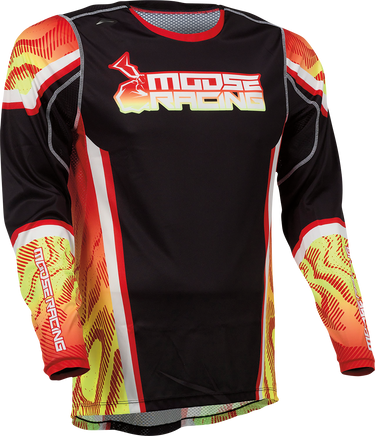 MOOSE OFFROAD Agroid Jersey - Red/Yellow/Black - Large 2910-7392