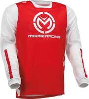 MOOSE OFFROAD Sahara Jersey - Red/White - Medium 2910-7427
