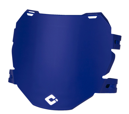 ODI Downhill Number Plate - Front - Aaron Gwin - Blue D70DP-U