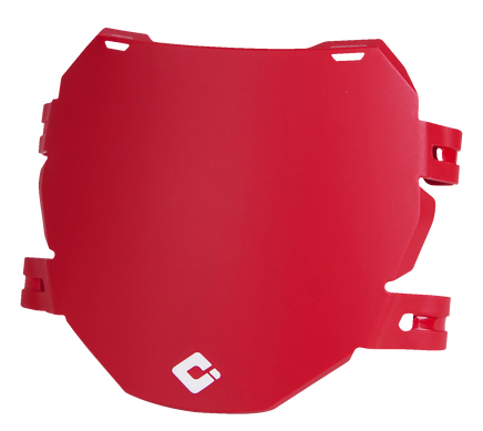 ODI Downhill Number Plate - Front - Aaron Gwin - Red D70DP-R