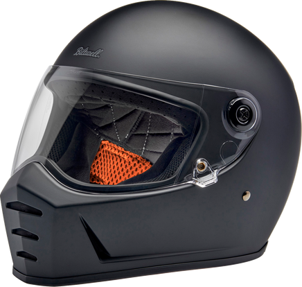 BILTWELL Lane Splitter Helmet - Flat Black - Medium 1004-201-503