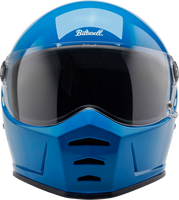 BILTWELL Lane Splitter Helmet - Gloss Tahoe Blue - Medium 1004-129-503