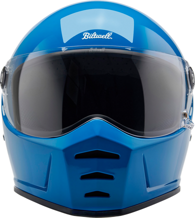 BILTWELL Lane Splitter Helmet - Gloss Tahoe Blue - Medium 1004-129-503