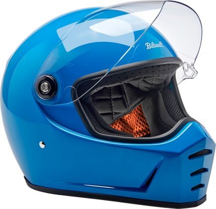 BILTWELL Lane Splitter Helmet - Gloss Tahoe Blue - Medium 1004-129-503
