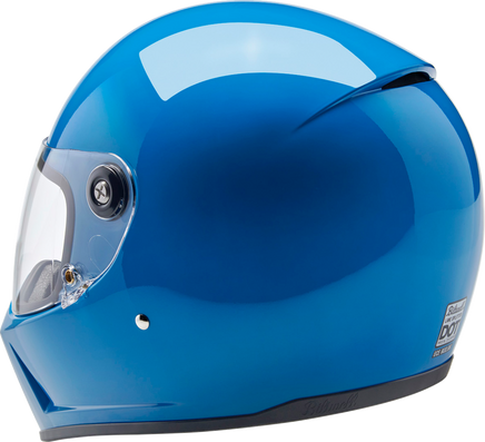 BILTWELL Lane Splitter Helmet - Gloss Tahoe Blue - Medium 1004-129-503