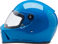 BILTWELL Lane Splitter Helmet - Gloss Tahoe Blue - Medium 1004-129-503