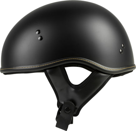 .357 Solid Half Helmet Matte Black - Santa Clara Cycle