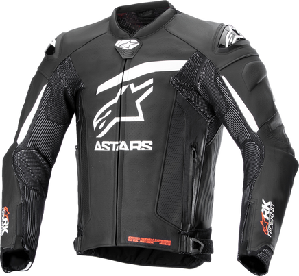 ALPINESTARS GP Plus R v4 Rideknit? Leather Jacket - Black/White - Santa Clara Cycle