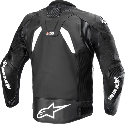 ALPINESTARS GP Plus R v4 Rideknit? Leather Jacket - Black/White - Santa Clara Cycle