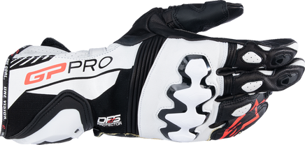ALPINESTARS GP Pro R4 Gloves - Black/White - Santa Clara Cycle