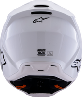 Sm3 Solid Helmet White Glossy Lg