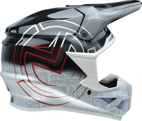 MOOSE OFFROAD F.I. 2.0 Helmet - Deceit - MIPS? - Black/White/Red - Large 0110-7992
