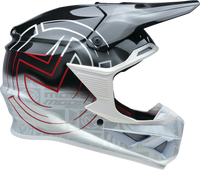 MOOSE OFFROAD F.I. 2.0 Helmet - Deceit - MIPS? - Black/White/Red - Large 0110-7992