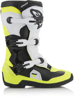 Tech 3s Boots Black/White/Yellow Sz 07 - Santa Clara Cycle