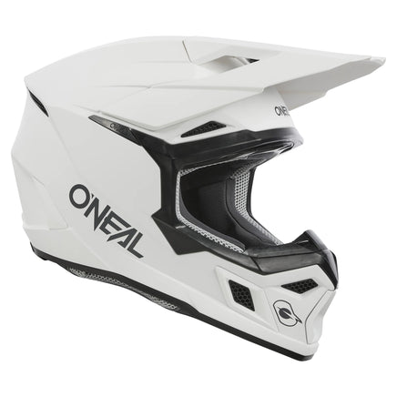 O'neal 3 SRS Solid White MX Helmet - Santa Clara Cycle