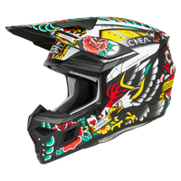 O'neal 3 SRS Inked Multi MX Helmet - Santa Clara Cycle