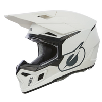 O'neal 3 SRS Solid White MX Helmet - Santa Clara Cycle