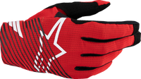 ALPINESTARS Radar Pro MX Gloves - Bright Red - Santa Clara Cycle