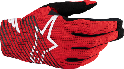 ALPINESTARS Radar Pro MX Gloves - Bright Red - Santa Clara Cycle