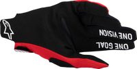 ALPINESTARS Radar Pro MX Gloves - Bright Red - Santa Clara Cycle