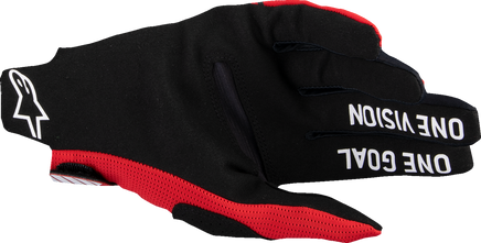 ALPINESTARS Radar Pro MX Gloves - Bright Red - Santa Clara Cycle