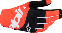 ALPINESTARS Techstar MX Gloves - Black/Hot Orange - Santa Clara Cycle
