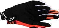 ALPINESTARS Techstar MX Gloves - Black/Hot Orange - Santa Clara Cycle