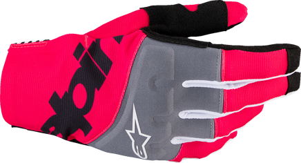 ALPINESTARS Techstar MX Gloves - Black/Fluo Pink - Santa Clara Cycle