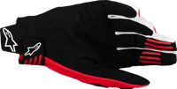 ALPINESTARS Techstar MX Gloves - Black/Bright Red - Santa Clara Cycle