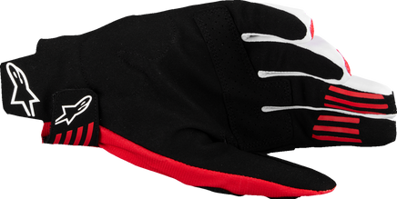 ALPINESTARS Techstar MX Gloves - Black/Bright Red - Santa Clara Cycle