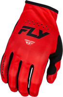 Fly Lite Gloves Red/Black - Santa Clara Cycle