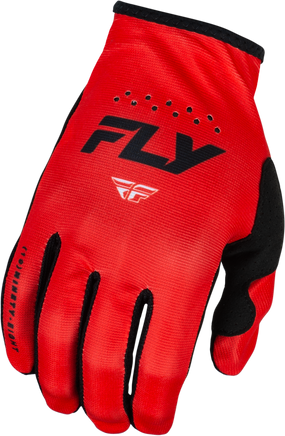 Fly Lite Gloves Red/Black - Santa Clara Cycle