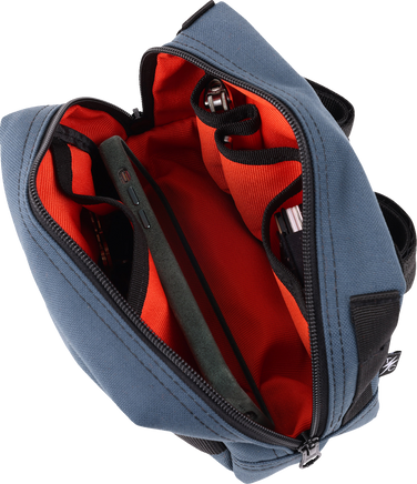 THRASHIN SUPPLY CO. Handlebar Bag - Blue THB-0023