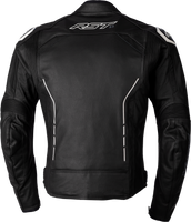 S1 Ce Jacket Black/Black/White Leather Sm