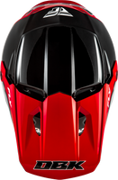 Kinetic Dbk Helmet Black/Red/Grey Md