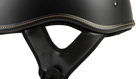 .357 Solid Half Helmet Matte Black - Santa Clara Cycle