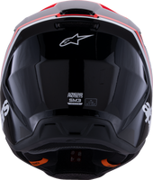 ALPINESTARS SM3 Helmet - Radium - Gloss Black/Red Fluo/White - Medium 8300826-1553-M
