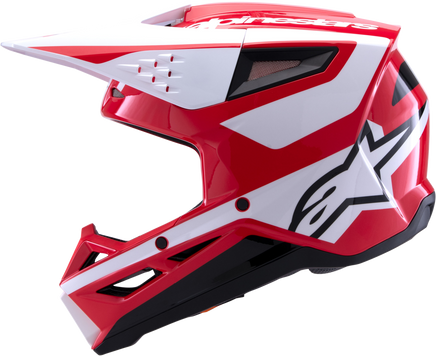 Sm3 Heat Helmet Red/White/Black Glossy Lg