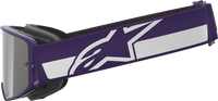 ALPINESTARS GOGGLES Supertech Goggle - Hunta 96 XXV - Purple/White - Silver Mirror Lens 5101226-3168