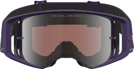ALPINESTARS GOGGLES Supertech Goggle - Hunta 96 XXV - Purple/White - Silver Mirror Lens 5101226-3168