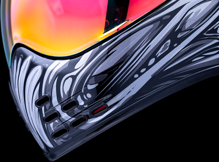 ICON Domain* Helmet - Nouveau - Silver - XL 0101-18527