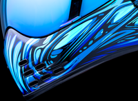 ICON Domain* Helmet - Nouveau - Blue - Large 0101-18533