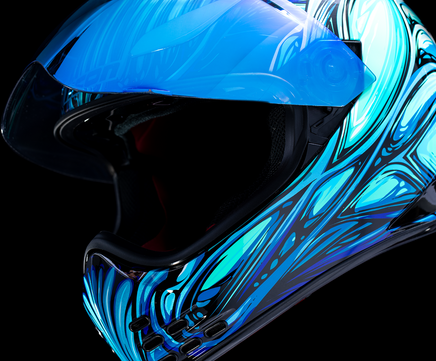 ICON Domain* Helmet - Nouveau - Blue - 3XL 0101-18536